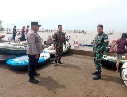 Sambang patroli,Bhabinkamtibmas Pegambiran Polsek lemah wungkuk Polres Cirebon Kota sasar obyek wisata