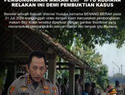 KLARFIKASI HOAX- MANIPULATED CONTENT  PEMBONGKARAN MAKAM EKI ” IPTU RUDIANA RELAKAN INI DEMI PEMBUKTIAN KASUS