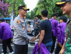 Humanis, Polres Ciamis Beri Pengamanan Aksi Mahasiswa di Ciamis Raya