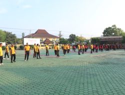 Polres Indramayu Gelar Olahraga Bersama Dalam Rangka HKGB Ke-72 dan HUT Polwan Ke-76