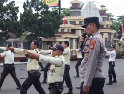 Dalam Rangka Ops Mantap Praja Lodaya 2024, Polres Ciamis Latih Satpam Tingkatkan Kemampuan Hadapi Pilkada 2024