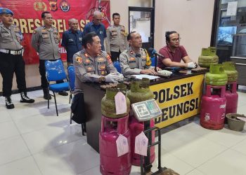 Polsek Cileungsi Berhasil Ungkap Penyalahgunaan Gas LPG Bersubsidi, Ratusan Tabung Diamankan