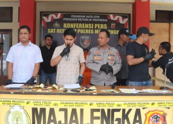 Polres Majalengka Bongkar Sindikat Curanmor Antar Kota/Kabupaten di Jawa Barat, Tiga Pelaku Ditangkap