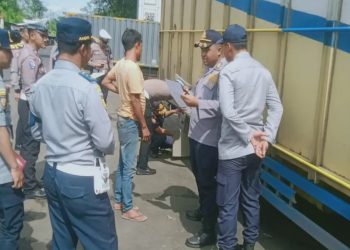 Polres Cianjur Gelar Ramp Check Acak di Jalur Utama Cianjur