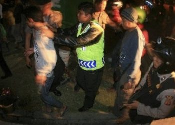 Antisipasi Gangguan Kamtibmas, Polres Indramayu Gelar Patroli Skala Besar