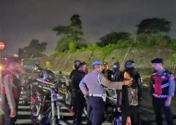 Polres Tasikmalaya Kota Gelar Patroli Cipta Kondisi Jelang Ramadan, Amankan Knalpot Brong dan Miras