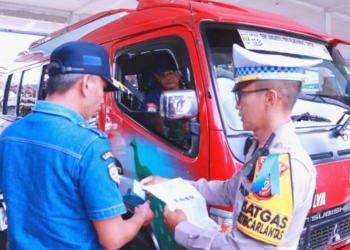 Ramp Check di Terminal Palabuhanratu Antisipasi Kecelakaan Lalu Lintas