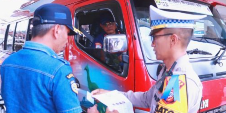 Ramp Check di Terminal Palabuhanratu Antisipasi Kecelakaan Lalu Lintas