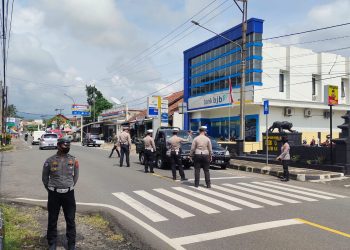 Polres Ciamis Gelar Penyekatan dan Ops Keselamatan Lodaya di Kawali: Jaga Kamtibmas Jelang Pelantikan Bupati dan Wakil Bupati