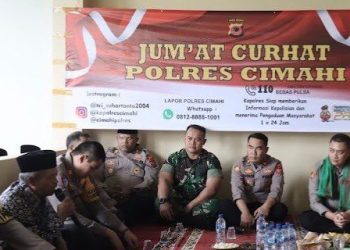 Kapolres Cimahi Tekankan Peran Polisi dalam Menjaga Nilai Pancasila dan HAM dalam Jumat Curhat
