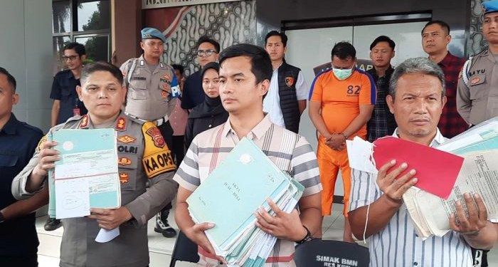 Polres Karawang Berhasil Ungkap Kasus Penggelapan Lahan 106 Hektare