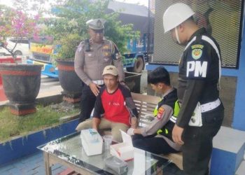 Operasi Keselamatan Lodaya 2025, Polres Majalengka Tes Urine Pengemudi Angkutan Umum
