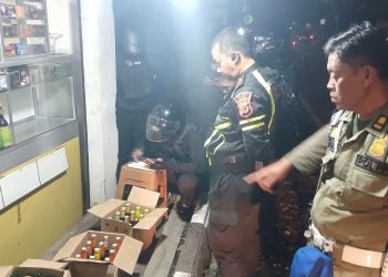Jelang Ramadan, Polres Cianjur Razia Miras dan Bubarkan Geng Motor