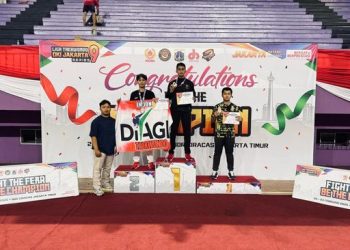 Bripda Salim Azhar, Polisi Bogor Kota Raih Emas di Kejuaraan Taekwondo DKI Jakarta