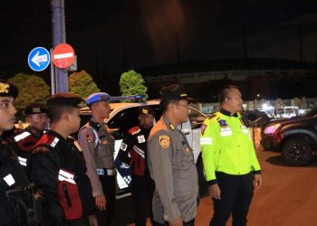 Patroli Gabungan Polres Bogor Jaga Kamtibmas di Malam Hari