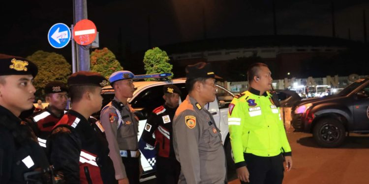 Patroli Gabungan Polres Bogor Jaga Kamtibmas di Malam Hari