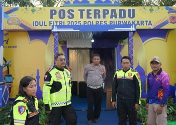 Kapolres Purwakarta Pastikan Kesiapan Pos Pam Operasi Ketupat Lodaya 2025