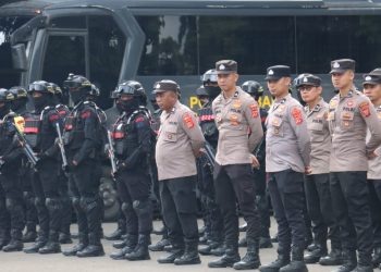 Polres Bogor Gelar Apel Gelar Pasukan Amankan Malam Takbir