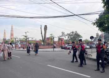 Polres Majalengka Siagakan Puluhan Personel Amankan Sholat Idul Fitri