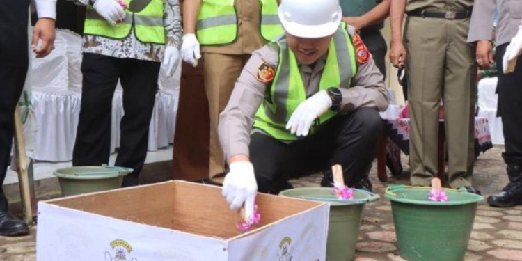 Polres Indramayu Komitmen Tingkatkan Kualitas Pendidikan, Renovasi TK Kemala Bhayangkari