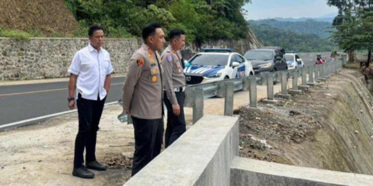 Polres Majalengka Petakan Titik Rawan Longsor di Jalur Mudik Lebaran 2025
