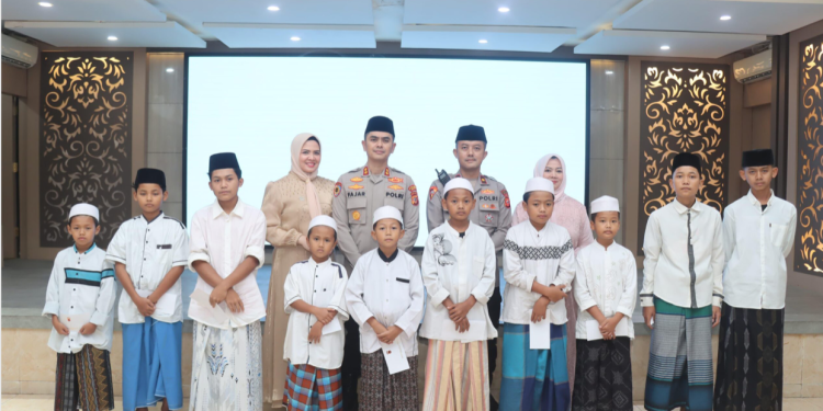 Polres Garut Pererat Silaturahmi, Buka Puasa Bersama Anak Yatim Piatu