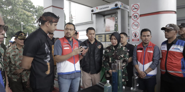 Polresta Bandung Pastikan Kualitas dan Kuantitas BBM di SPBU Jalur Mudik Lebaran Terjamin