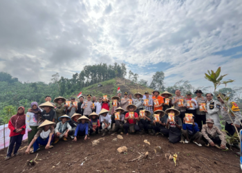 Kapolres Banjar Hadiri Penanaman Jagung, Wujud Sinergitas dan Dukungan Ketahanan Pangan
