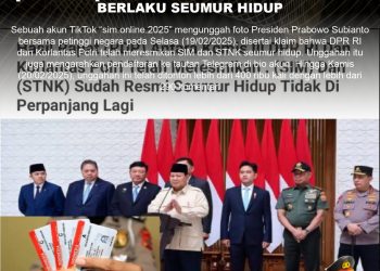 [PENIPUAN] Polri Meresmikan Sim Dan Stnk Berlaku Seumur Hidup