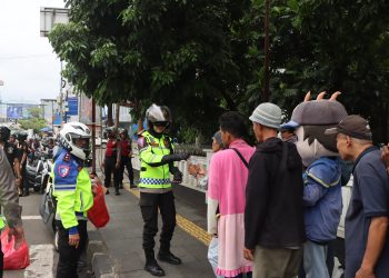 Polres Sukabumi Kota Jaga Kondusifitas Kamtibmas dan Kelancaran Lalu Lintas Jelang Buka Puasa Ramadhan