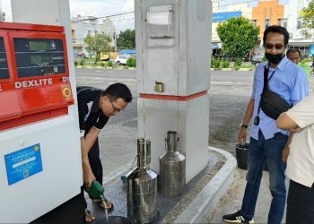 Cegah Pertamax Oplosan, Polres Banjar Razia SPBU di Kota Banjar