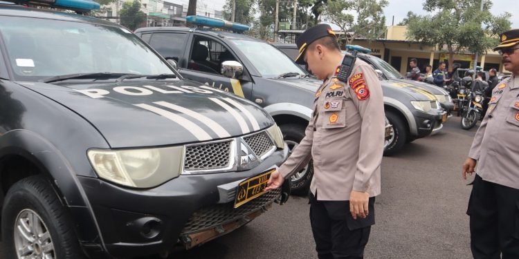 Polres Cianjur Pastikan Kendaraan Operasional Prima Jelang Operasi Ketupat Lodaya 2025: Siap Amankan Arus Mudik Lebaran