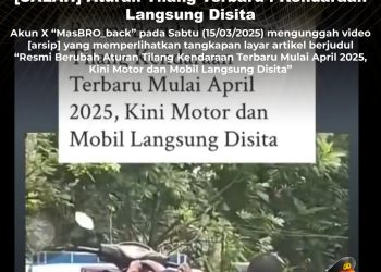 [SALAH] Aturan Tilang Terbaru: Kendaraan Langsung Disita