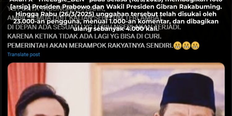 [SALAH] Ajakan untuk Tarik Uang sebelum Hal Buruk Terjadi