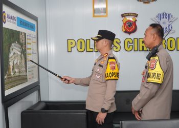 Polres Cirebon Kota Siap Amankan Arus Mudik Lebaran 2025: Kapolres Tinjau Langsung Pos Pengamanan, Jamin Pelayanan Prima bagi Masyarakat