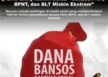 KLARIFIKASI HOAX – FABRICATED CONTENT [PENIPUAN] Tautan Daftar “Bansos PKH, BPNT, dan BLT Miskin Ekstrem”