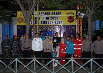 Kapolres Cirebon Kota Dampingi Kunjungan Kerja Asdep Kemenko Polkam RI di Pos Terpadu GTC