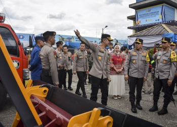 Wakapolri Tinjau Kesiapan Pos Pam Terpadu GTC Limbangan
