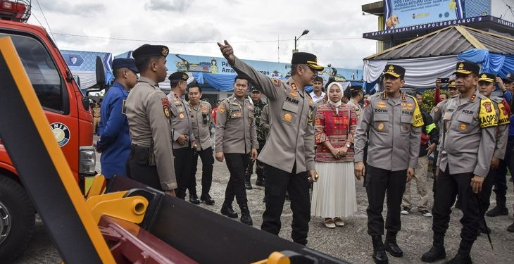 Wakapolri Tinjau Kesiapan Pos Pam Terpadu GTC Limbangan