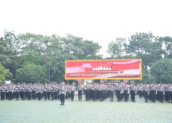 Polda Jabar Gelar Upacara Hari Kesadaran Nasional