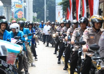 Jelang Ramadhan, BEM PTNU dan Polri Salurkan Bansos di Beberapa Wilayah