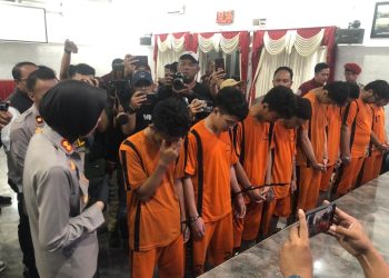 Polres Sukabumi Kota Berhasil Berantas Geng Motor, Amankan Senjata Tajam dan Pelaku