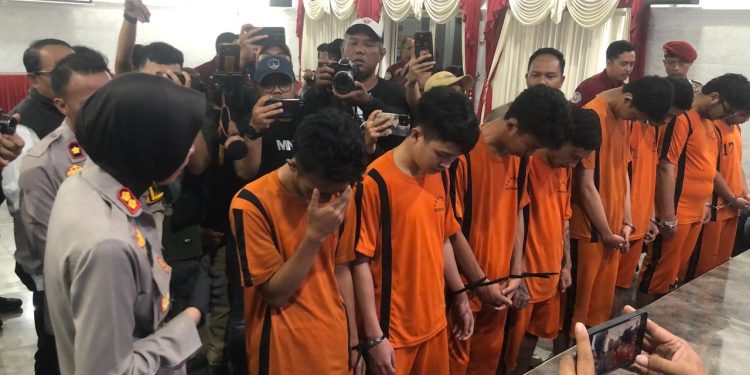 Polres Sukabumi Kota Berhasil Berantas Geng Motor, Amankan Senjata Tajam dan Pelaku