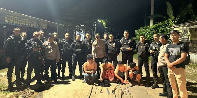 Polresta Cirebon Gagalkan Tawuran di Kaliwedi, Empat Tersangka Diamankan