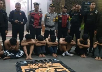 Polresta Cirebon Amankan 17 Remaja Pelaku Tawuran di Kecamatan Sumber