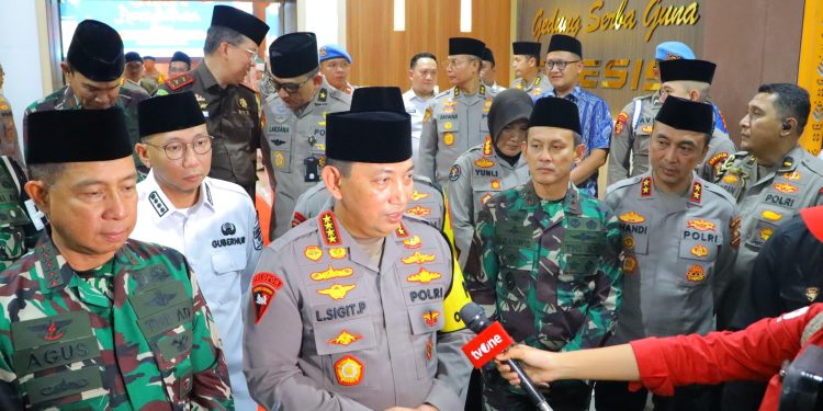 Kapolri dan Panglima TNI Hadiri Safari Ramadhan di Polda Lampung