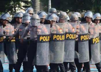 Antisipasi May Day, Polres Majalengka Latih Personel Pengendalian Massa