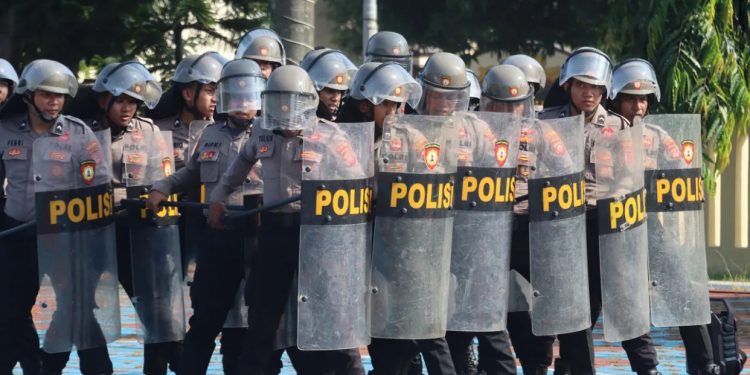 Antisipasi May Day, Polres Majalengka Latih Personel Pengendalian Massa