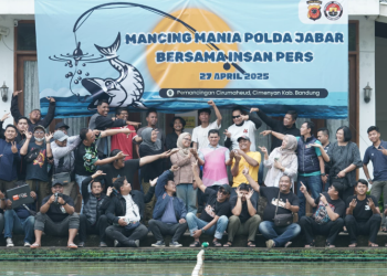 Polda Jabar Gelar “Mancing Mania,” Rapatkan Tali Silaturahmi dengan Insan Pers