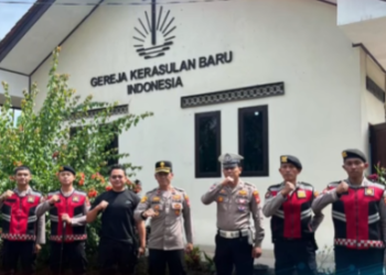 Wakapolres Banjar Pastikan Keamanan Ibadah Paskah di Sejumlah Gereja